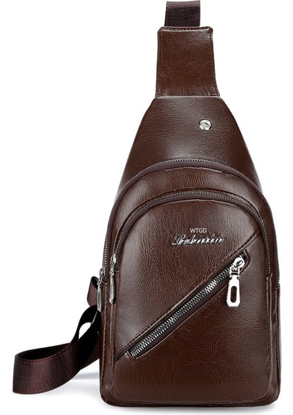 Yeni Erkek Gündelik Moda Hafif Iş Göğüs Çantası (Yurt Dışından)