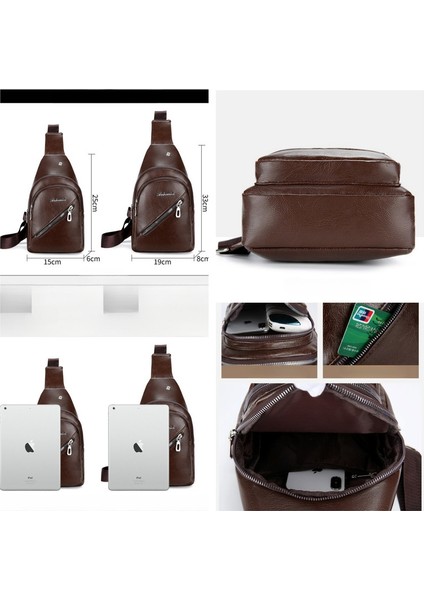 Yeni Erkek Gündelik Moda Hafif Iş Göğüs Çantası (Yurt Dışından) indirimleri