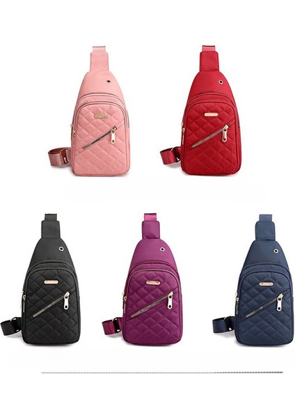 Kadınların Yeni Kore Tarzı Basit Çok Katmanlı Nakış Büyük Kapasiteli Göğüs Çantası (Yurt Dışından) fiyatları