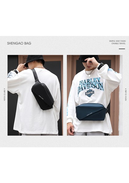 Erkek Yeni Moda Markası Gündelik Moda Omuz Crossbody Çanta (Yurt Dışından) modelleri