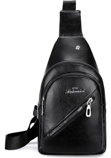 Yeni Erkek Gündelik Moda Hafif Iş Göğüs Çantası (Yurt Dışından)