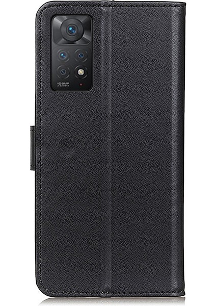 Xiaomi Redmi Için Note 12 Pro 4g/11 Pro 4g (Mediatek)/note 11 Pro 5g (Qualcomm) Dokulu Pu Deri+Tpu Tam Koruma Telefon Kapak Stand Standı Cüzdan Black (Yurt Dışından) indirimleri