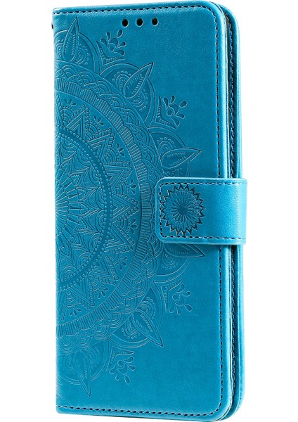 Basılı Mandala Çiçek Cüzdan Deri Kılıfı Xiaomi Redmi Için Kayış (Yurt Dışından)