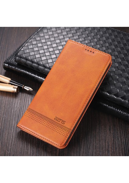 Xiaomi Redmi Için Not 10 5g/not 10T 5g/poco M3 Pro 5g/4g Deri Telefon Kasası Otomatik Emilen Manyetik Cüzdan Standı Kapak Kahverengi (Yurt Dışından) indirimleri