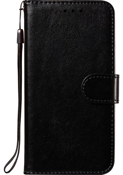 Çift Taraflı Manyetik Toka Deri Cüzdan Standı Xiaomi Redmi Için Telefon Kasası Kabuğu Not 10 5g/poco M3 Pro 5g/4g-Black (Yurt Dışından) modelleri