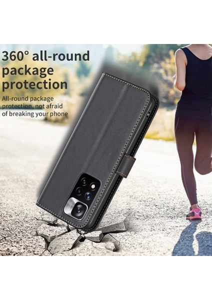 Xiaomi Redmi Için Telefon Kılıfı Note 12 Pro 4g/note 11 Pro 4g (Mediatek)/11 Pro 5g (Qualcomm) Cüzdan Pu Deri Stand Kapak Black (Yurt Dışından) indirimleri
