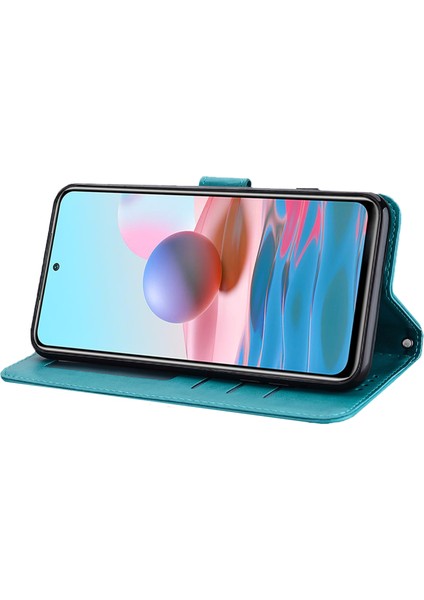 Xiaomi Redmi Için Note 12 Pro 4g/11 Pro 4g (Mediatek)/note 11 Pro 5g (Qualcomm) Basılı Şık Geyik Ağacı Desen Standı Pu Deri+Tpu Anti-Çıtır Manyetik Kapak-Mavi (Yurt Dışından) indirimleri