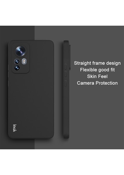Xiaomi 12 Pro 5G/12S Pro 5g/12 Pro (Boyut) Için Düz Kenar Telefon Kasası 5g, Anti-Drop Koruma Yumuşak Tpu Kapak-Black (Yurt Dışından) fiyatları