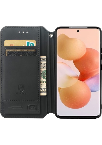 Rfıd Engelleme Cüzdan Telefon Kılıfı Xiaomi 12 5G/12X 5G/12S 5g, Desen Baskı Pu Deri Manyetik Otomatik Kapatma Stand Kapağı Kapak Renkli Balyomb (Yurt Dışından)