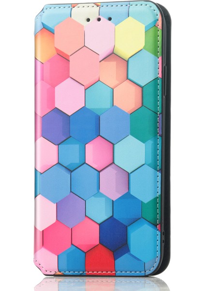 Rfıd Engelleme Cüzdan Telefon Kılıfı Xiaomi 12 5G/12X 5G/12S 5g, Desen Baskı Pu Deri Manyetik Otomatik Kapatma Stand Kapağı Kapak Renkli Balyomb (Yurt Dışından)