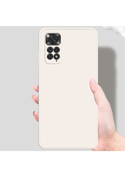Xiaomi Redmi Için Kaymaz Kavrama Tpu Kılıfı Not 11 4g (Qualcomm)/not 11S 4g, Mikrofiber Astar Ka Düz Kenarlı Telefon Arka Kapak-Etkin (Yurt Dışından) indirimleri