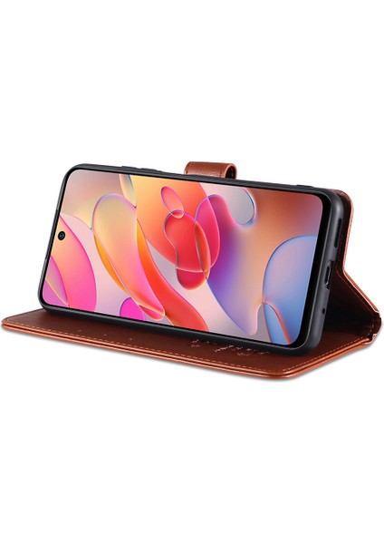 Pu Deri Telefon Cüzdan Stand Kılıf Kapağı Xiaomi Redmi Note 10 5g/poco M3 Pro 4g/5g-Brown (Yurt Dışından) fırsatları
