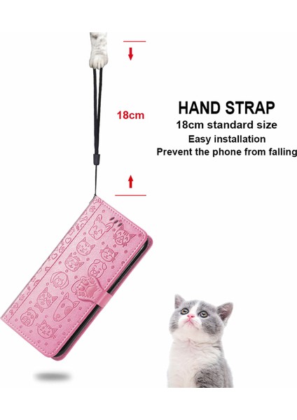 Baskı Kedi Köpek Desen Tasarımı Manyetik Deri Stand Kılıfı Xiaomi Redmi Note 10 5g/poco M3 Pro 5g/poco M3 Pro 4g-Pink (Yurt Dışından) indirimleri