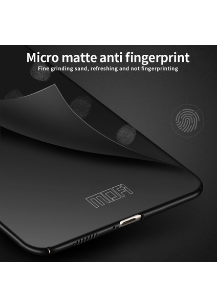 Shield Slim Fuzlu Sert Pc Kılıfı Xiaomi Mi 11 Ultra-Black (Yurt Dışından)