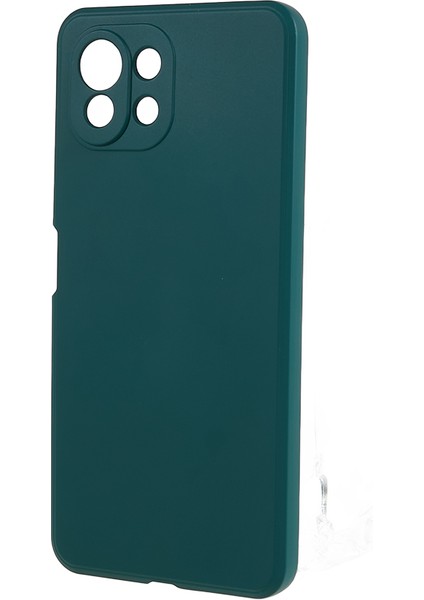 Xiaomi 11 Lite 5g Ne/mı 11 Lite 5g/4g Telefon Kılıfı Yumuşak Fiber Astar Ka Tpu Cep Telefonu Kapak-Army Yeşil (Yurt Dışından) modelleri