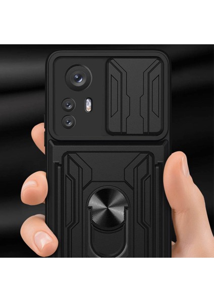 Xiaomi 12 Pro 5G/12S Pro 5g/12 Pro (Boyut) Için Kickstand Telefon Kasası 5g, Sıyırılabilir Kart Tutucu Pc+Tpu Hibrit Kapak (Yurt Dışından) modelleri