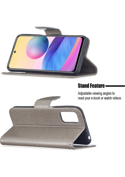 Baskı Kelebek Deri Deri Şok Geçirmez Koruyucu Folio Folio Cüzdan Kılıfı Xiaomi Redmi Note 10 5g /poco M3 Pro 5g /4g-Gre (Yurt Dışından) fiyatları