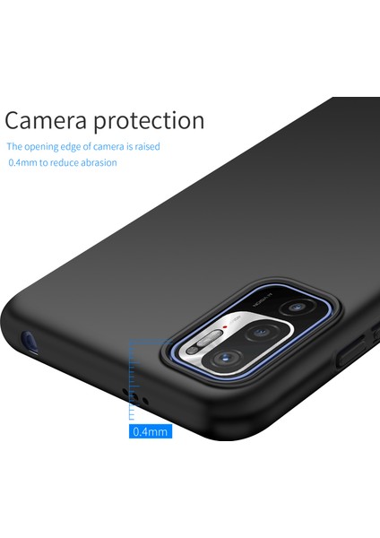 Xiaomi Redmi Için Note 10T 5g/not 10 5g/poco M3 Pro 4g/m3 Pro 5g Düz Renkli Pc Kapağı Anti-Drop Telefon Kılıfı Black (Yurt Dışından) fırsatları