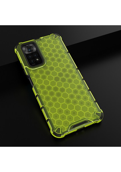 Xiaomi Redmi Için Not 11 4g (Qualcomm)/not 11S 4g Yumuşak Tpu+Sert Pc Kılıfı Petek Dokulu Kıvlatıcı Anti Anti Anti Anti Anti Anti-Clapt (Yurt Dışından) fiyatları