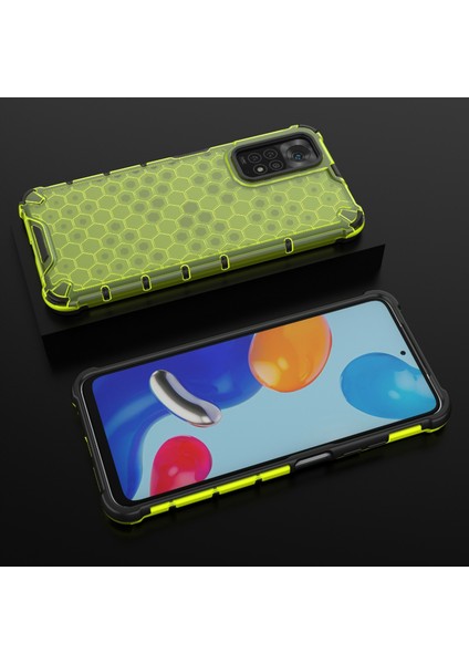 Xiaomi Redmi Için Not 11 4g (Qualcomm)/not 11S 4g Yumuşak Tpu+Sert Pc Kılıfı Petek Dokulu Kıvlatıcı Anti Anti Anti Anti Anti Anti-Clapt (Yurt Dışından) modelleri