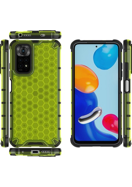 Xiaomi Redmi Için Not 11 4g (Qualcomm)/not 11S 4g Yumuşak Tpu+Sert Pc Kılıfı Petek Dokulu Kıvlatıcı Anti Anti Anti Anti Anti Anti-Clapt (Yurt Dışından) fırsatları