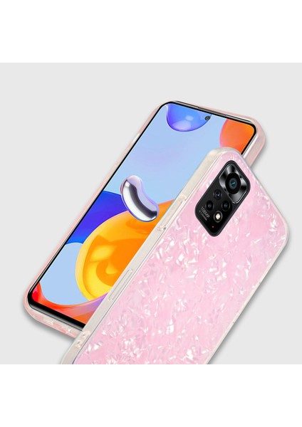 Xiaomi Için Redmi Note 11 4g (Qualcomm)/redmi Note 11S 4g Imd Tasarım Telefon Kılıfı Çift Katmanlı Akrilik Destek+Tpu Çizgiye Karşı Çizelge Kapak Pembe (Yurt Dışından) fırsatları