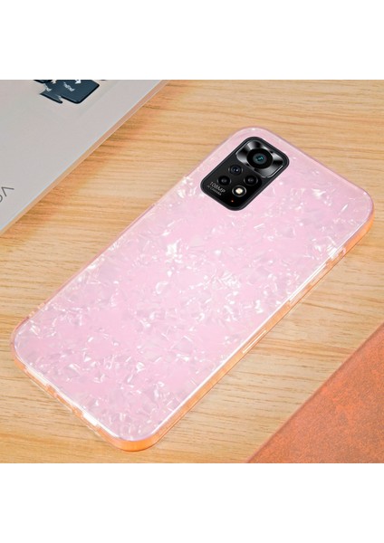 Xiaomi Için Redmi Note 11 4g (Qualcomm)/redmi Note 11S 4g Imd Tasarım Telefon Kılıfı Çift Katmanlı Akrilik Destek+Tpu Çizgiye Karşı Çizelge Kapak Pembe (Yurt Dışından) indirimleri