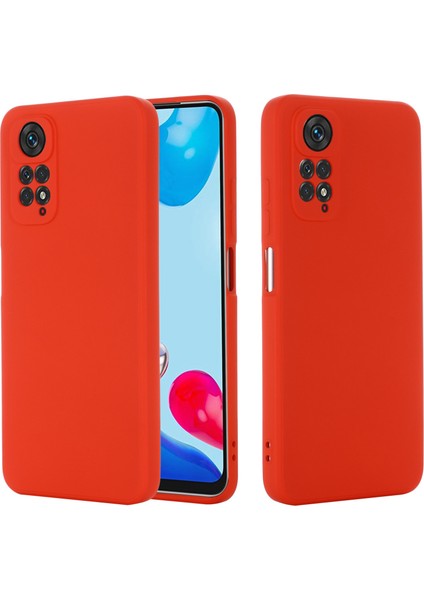 Xiaomi Redmi Için Note 12 Pro 4g/11 Pro 4g (Mediatek)/note 11 Pro 5g (Qualcomm) Şok Geçirmez Sıvı Silikon Telefon Kasası Salklı Kırmızı (Yurt Dışından) fiyatları