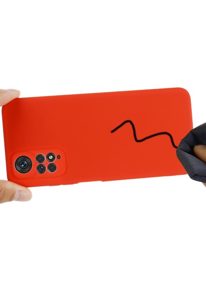 Xiaomi Redmi Için Note 12 Pro 4g/11 Pro 4g (Mediatek)/note 11 Pro 5g (Qualcomm) Şok Geçirmez Sıvı Silikon Telefon Kasası Salklı Kırmızı (Yurt Dışından) indirimleri