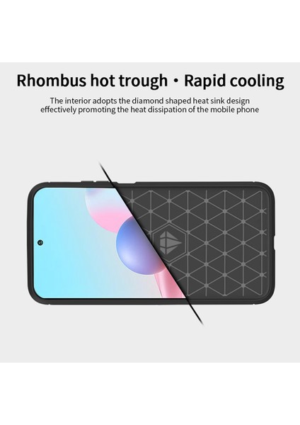Xiaomi Redmi Için Karbon Fiber Fırçalanmış Esnek Tpu Telefon Kapağı Not 10 5g/poco M3 Pro 5g-Gre (Yurt Dışından) fiyatları