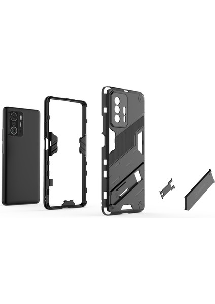 Kickstand Çift Katman Sert Pc Yumuşak Tpu Xiaomi 11T/ 11T Pro-Pro-Onge Için Sağlam Koruyucu Telefon Kılıfı (Yurt Dışından) fiyatları