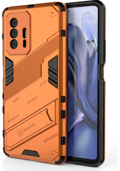 Kickstand Çift Katman Sert Pc Yumuşak Tpu Xiaomi 11T/ 11T Pro-Pro-Onge Için Sağlam Koruyucu Telefon Kılıfı (Yurt Dışından) modelleri