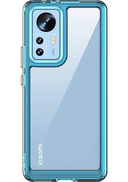 Xiaomi 12/12X/12S 5g Tpu+Akrilik Damla Geçirmez Şeffaf Telefon Kılıfı Bağımsız Pc Düğmeleri-Tövbe Terazik Mavi (Yurt Dışından)
