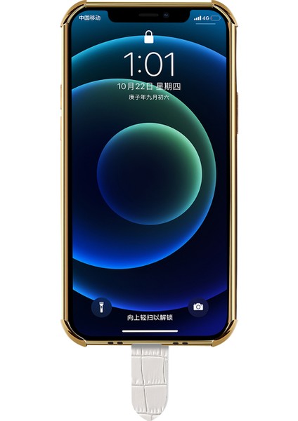 Hassas Kesim 6d Timsah Doku Pu Deri Kaplamalı Tpu Elektrokaplandırılmış Telefon Kılıfı Xiaomi Redmi Note 10 5g/poco M3 Pro 4g/poco M3 Pro 5g-Beyaz (Yurt Dışından)