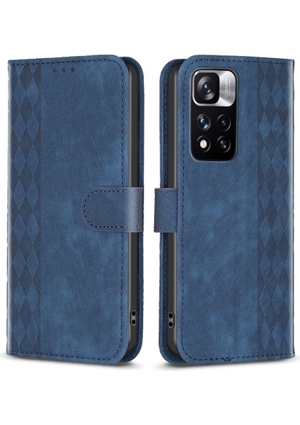 Xiaomi Redmi Için Note 11 Pro 4g (Mediatek)/11 Pro 5g (Qualcomm)/12 Pro 4g Baskı Deri Deri Telefon Kılıf Stand Kabuk Mavisi (Yurt Dışından) fiyatları