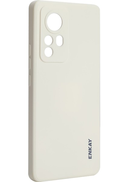 Xiaomi 12 Pro 5g /12S Pro 5g /12 Pro (Boyut) 5g Düz Renk Düz Kenar Damla Dirençli Cep Telefon Kapağı Sıvı Silikon Kesin Kesim Ultra Ince Telefon Vaka Bej (Yurt Dışından)