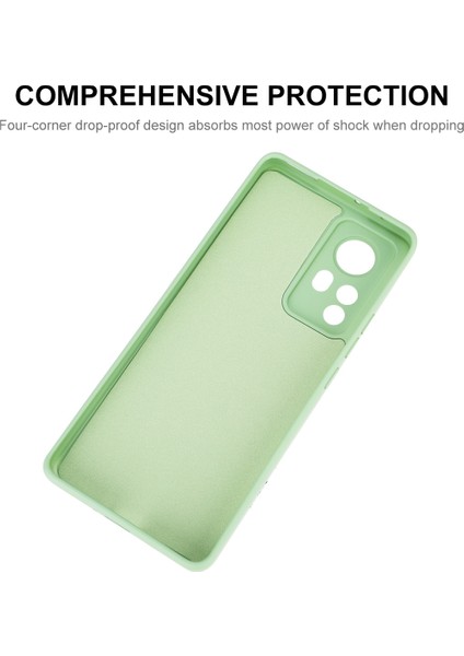 Xiaomi 12 Pro 5g /12S Pro 5g /12 Pro (Boyut) 5g Düz Renk Düz Kenar Damla Dirençli Cep Telefon Kapağı Sıvı Silikon Kesin Kesim Ultra Ince Telefon Vaka Bej (Yurt Dışından) modelleri
