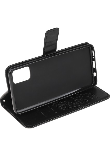 Baykuş Desen Baskı Tasarımı Deri Cüzdan Xiaomi Poco M5S 4g/redmi Için Not 10 4g/not 10S 4g-Black (Yurt Dışından) modelleri