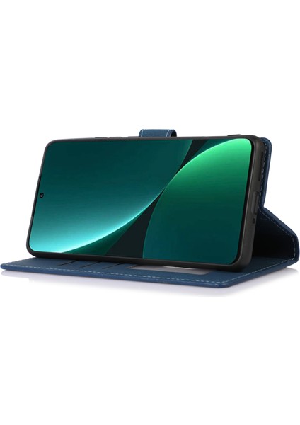 Xiaomi 12 Pro 5G/12S Pro 5g/12 Pro (Boyut) 5g Şok Dayanıklı Flip Deri Cüzdan Kılıfı Manyetik Anti-Çizelge Kapak Standı Bilek Kayış Mavisi (Yurt Dışından) fiyatları