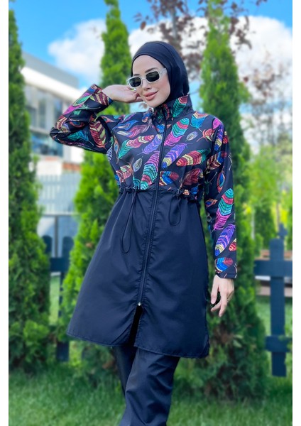 Remsa Paraşüt Tam Kapalı Tesettür Mayo Tüy Yaprak 2113 Funda indirimleri