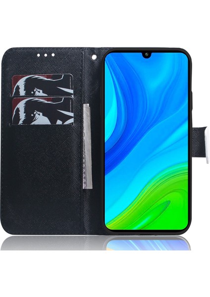 Xiaomi Için Redmi A1 4g/a2 4g Desen Baskı Flip Pu Deri Stand Cüzdan Manyetik Kıta Şok Geçirmez Telefon Kapak Dog ve Wolf (Yurt Dışından)