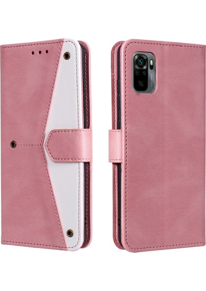 Perçin Dekor Cilt Duygu Birleştirme Deri Cüzdan Xiaomi Redmi Için Koruyucu Kapak (Yurt Dışından)
