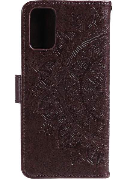 Basılı Mandala Çiçek Cüzdan Deri Kılıfı Xiaomi Redmi Için Kayış (Yurt Dışından)