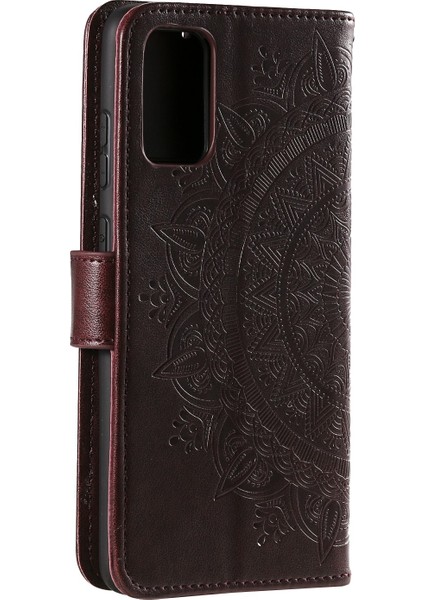 Basılı Mandala Çiçek Cüzdan Deri Kılıfı Xiaomi Redmi Için Kayış (Yurt Dışından)