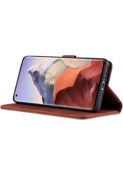 Cüzdan Kılıfı Pu Deri Deri Şok-Absorban Tampon Stand Manyetik Kapanma Flip Folio Kapak Xiaomi Mi 11 Ultra-Black (Yurt Dışından)