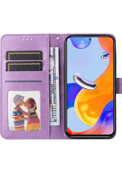 Xiaomi Redmi Için Note 12 Pro 4g/11 Pro 4g (Mediatek)/note 11 Pro 5g (Qualcomm)/note 11E Pro 5g Ayçiçeği Baskılı Pu Deri Stand Kılıfı Cüzdanlı Telefon Kapağı Kayış-Doğru (Yurt Dışından) fiyatları