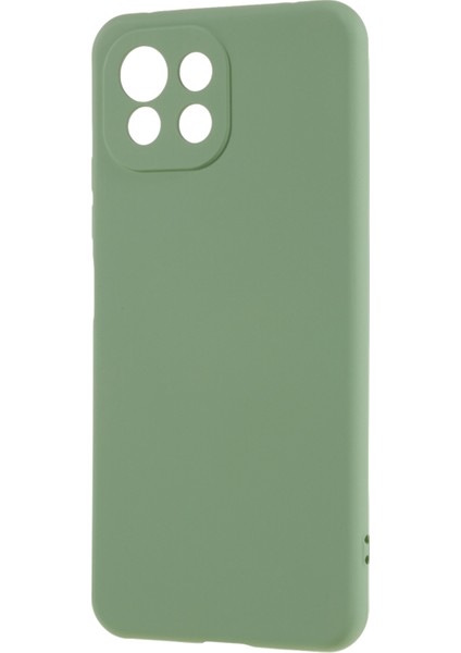 Xiaomi Mi Için 11 Lite 4g/5g/11 Lite 5g Ne 2.0mm Kalınlığında Tpu Telefon Kasası Sıvı Silikon Doku Bırak Koruyucu Kapak Yeşili (Yurt Dışından)