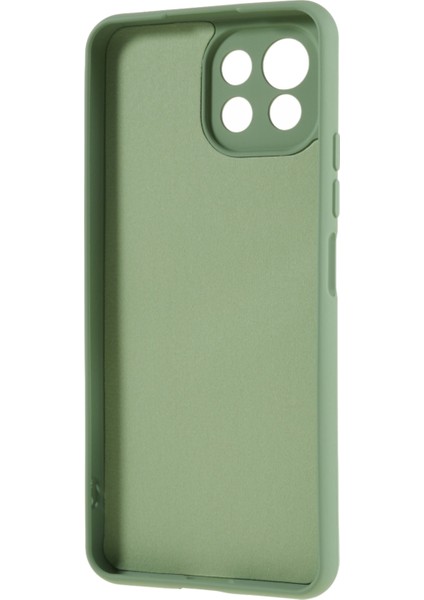 Xiaomi Mi Için 11 Lite 4g/5g/11 Lite 5g Ne 2.0mm Kalınlığında Tpu Telefon Kasası Sıvı Silikon Doku Bırak Koruyucu Kapak Yeşili (Yurt Dışından)