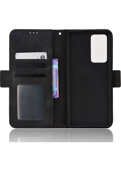 Xiaomi 12 Pro 5g /12S Pro 5g /12 Pro (Boyut) 5g Manyetik Kapanış Şok Geçirmez Çok Kart Yuvaları Cüzdan Kılıfı Pu Deri Stand Flip Cep Telefonu Kapak Black (Yurt Dışından) indirimleri