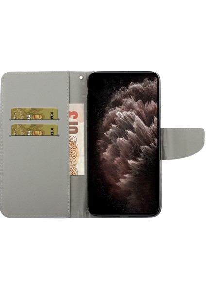 Çapraz Doku Deseni Deri Telefon Stand Kapağı Kapak Kılıfı Xiaomi Poco M3 Pro 4g/5g/redmi Note 10 5g/redmi Not 10T 5g-Leopard (Yurt Dışından)